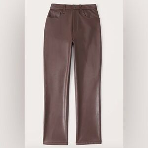 Abercrombie & Fitch Chocolate Straight Leg Pants